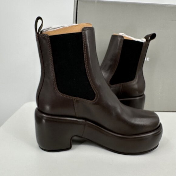 Everlane The Puffa Boot in Dark Brown size 7 Chelsea Ankle 3.25" Chunky Platform - Picture 8 of 12